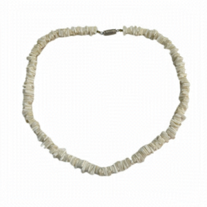 VINTAGE Shell Necklace Choker Style 17”